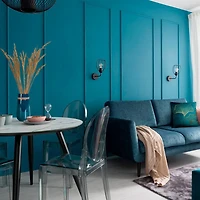 Heavenly Collection <br>Plastique Fumée Chaise Sans Bras