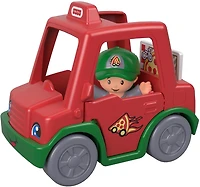 Little People Have a Slice Pizza Delivery Car