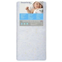 Dream On Me Stars Bright Crib and Toddler 180 Coil Mattress, Model #153-180