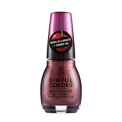 SINFUL COLORS NAIL ENAMEL QUICK BLISS FLUSHED