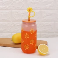 Mainstays Gobelet à Bec Acrylique Imprimé Soleil Changeant de Couleur 580mL