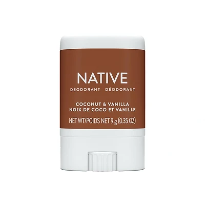 Native – Desodorisant sans aluminium, noix de coco et vanille, sans aluminum, déodorant, Native 9g