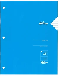 Cahier de projet d'Hilroy Cahier