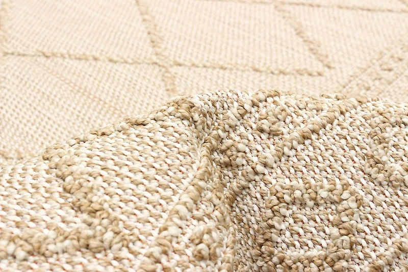 Tapis ECARPET Style Jute pour Chambre à Coucher, Salon