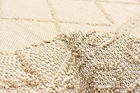 Tapis ECARPET Style Jute pour Chambre à Coucher, Salon