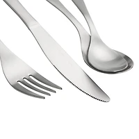 Home Trends 16 Piece Stainless Steel Flatware Set, HT 16 Piece Flatware