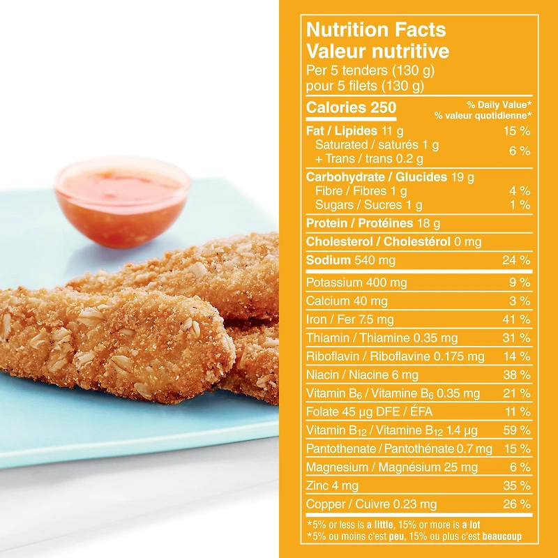 Filets de végé-poulet sans viande sept grains de Gardein™ 255g