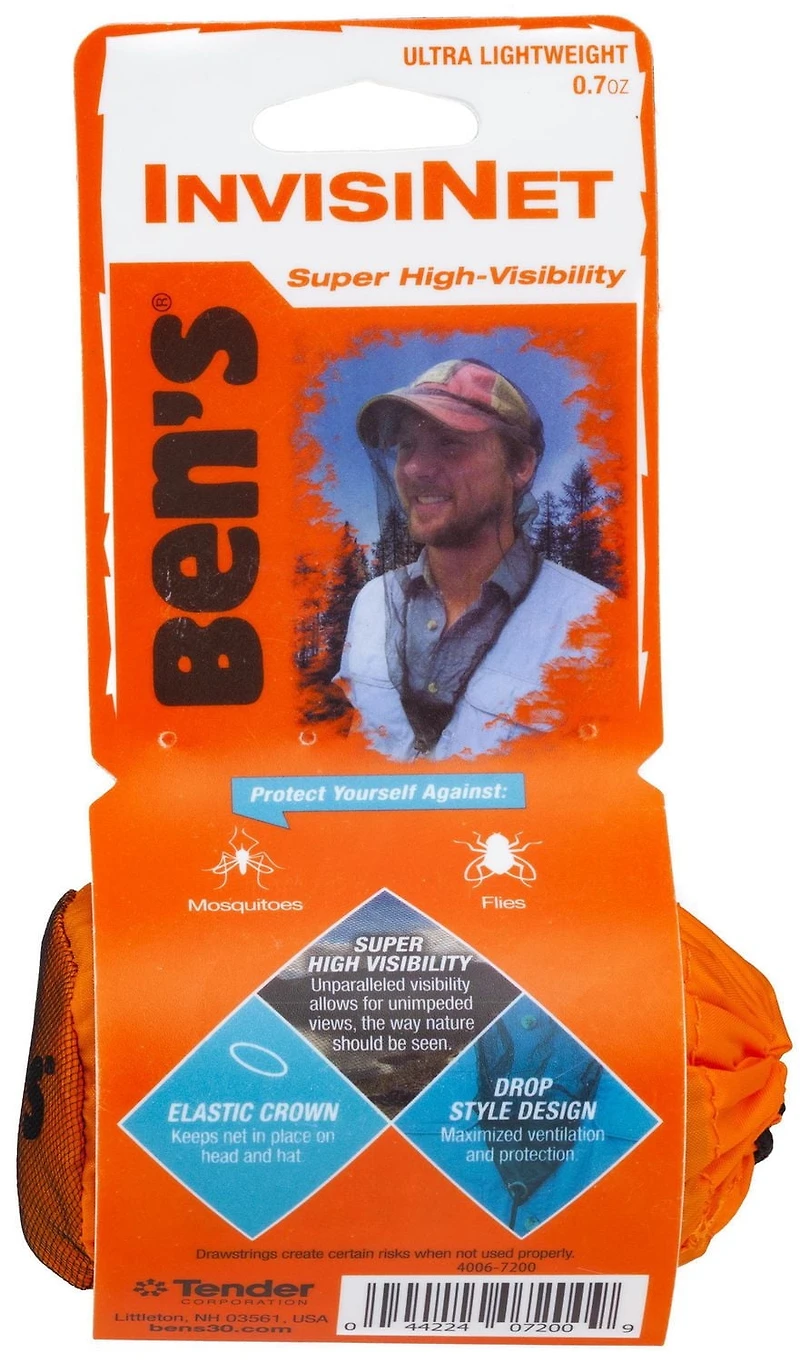 Ben's® InvisiNet Filet de tête Taille unique