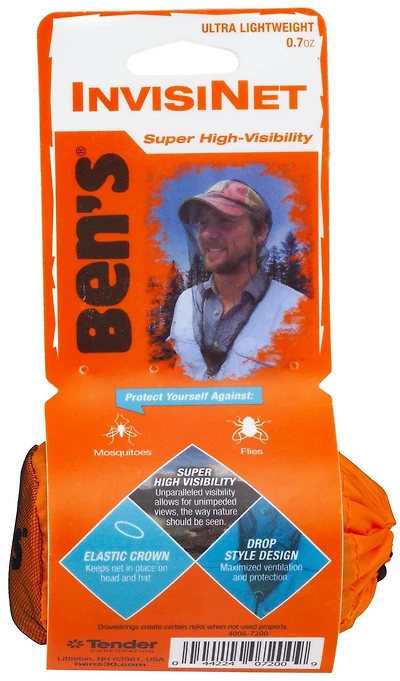 Ben's® InvisiNet Filet de tête Taille unique