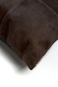 COUSSINS TORINO QUATTRO EN PEAU DE VACHE 18"X18" 2 PQT