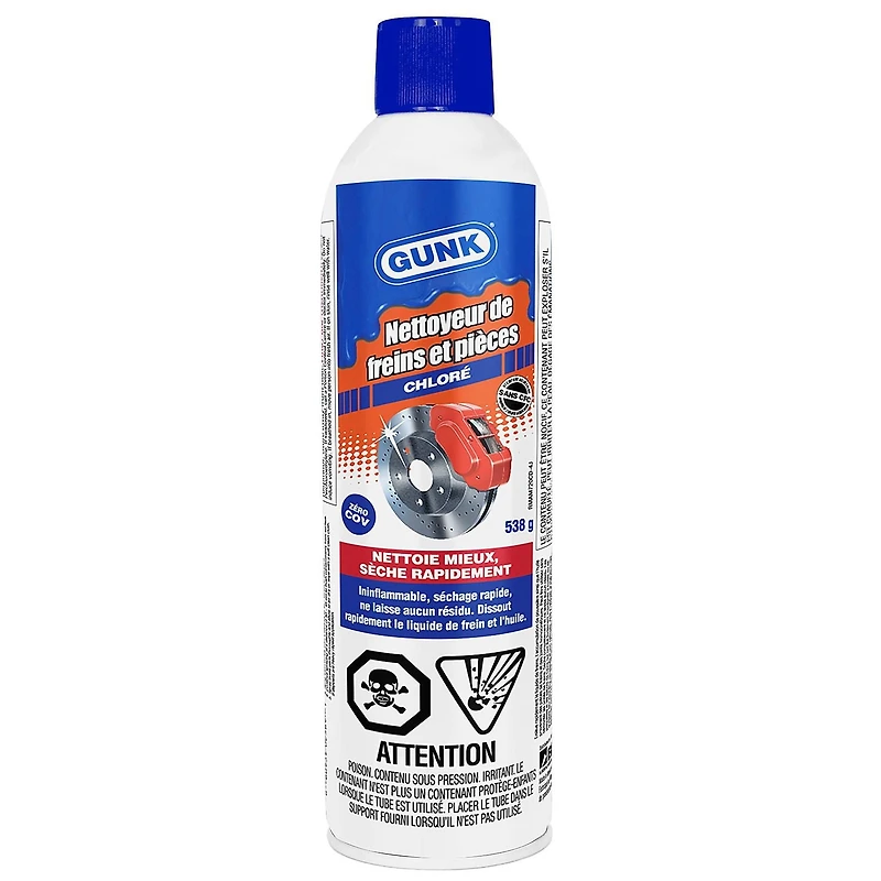 Nettoyant pour freins Gunk non inflammable, paquet de 6
