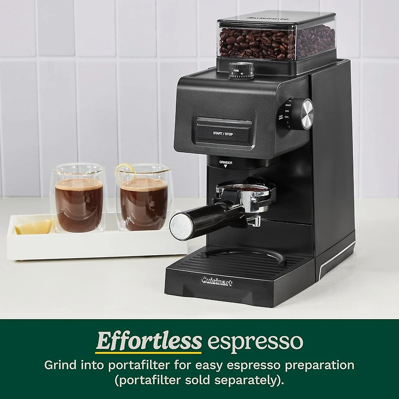 Cuisinart Espresso & Coffee Conical Burr Grinder, 35 Grind Settings, 1-14 Cups