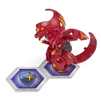 Bakugan, Dragonoid, 2-inch Tall Geogan Rising Collectible Action Figure and Trading Card