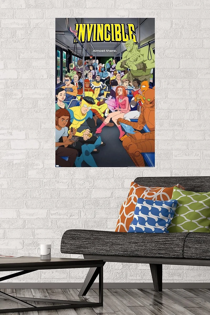 Invincible: Season 2 - Bus One Sheet Wall Poster, 22.375" x 34"