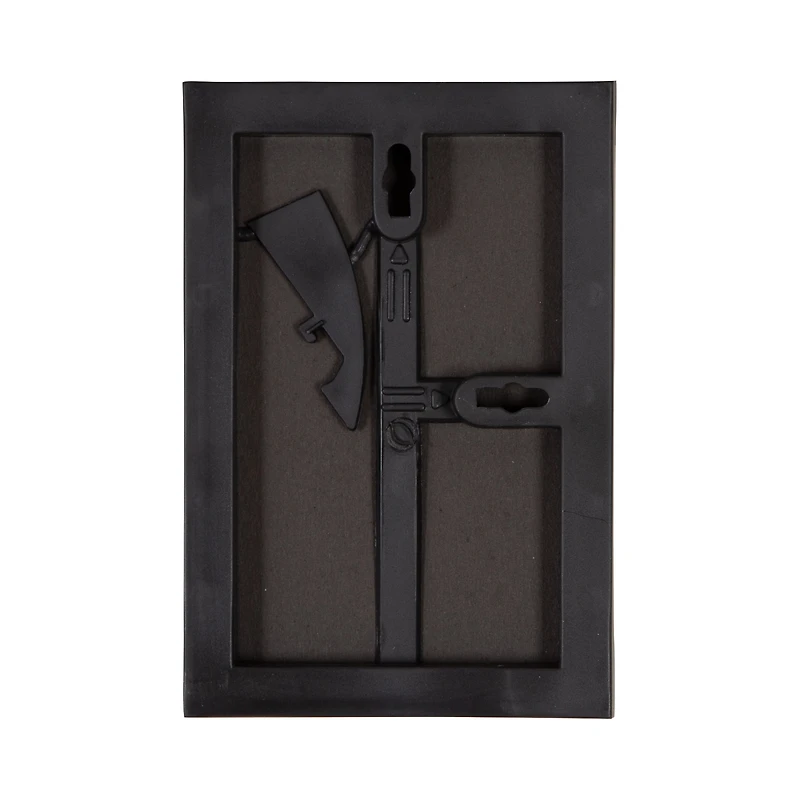 Slimline 4x6 2pk Black Tabletop Picture Frame Set