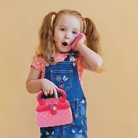 Kid Connection My First Purse with Light 6 Piece Pretend Playset for Ages 3+, 6pcs Set