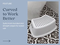 Dreambaby® Step Stool - Grey Dots