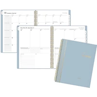 Agenda hebdomadaire Cambridge Workstyle Balance Aqua 2026, grand format Agenda