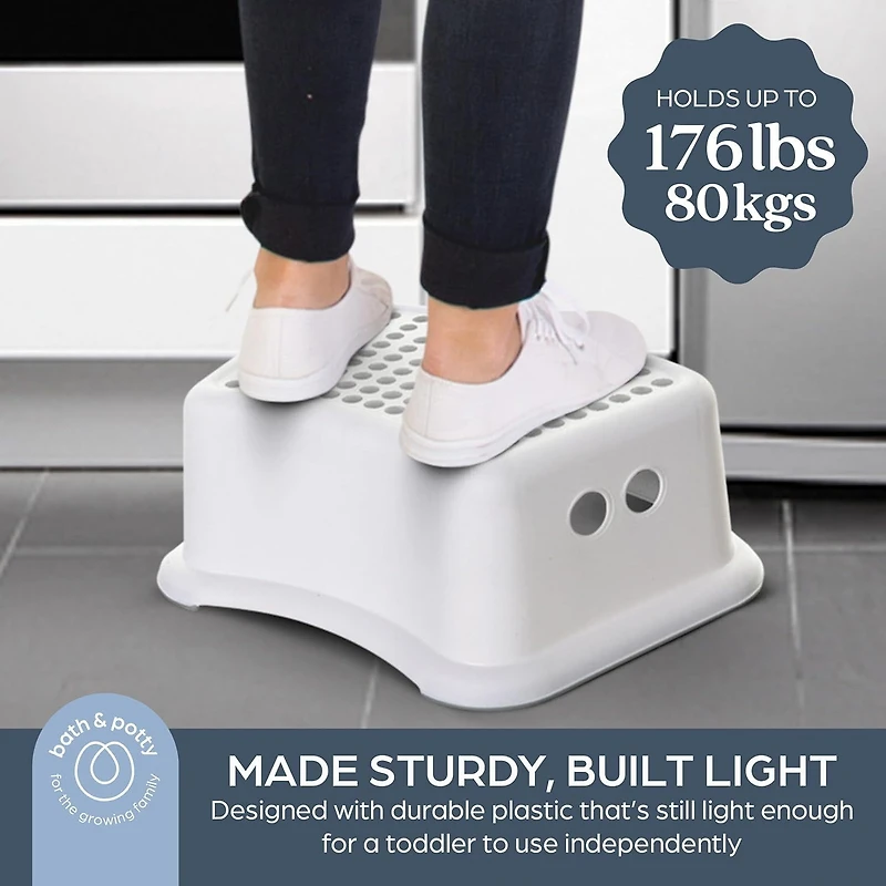 Dreambaby® Step Stool - Grey Dots