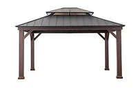 Sunjoy 13 pieds x 15 pieds Fenwick pavillon rigide