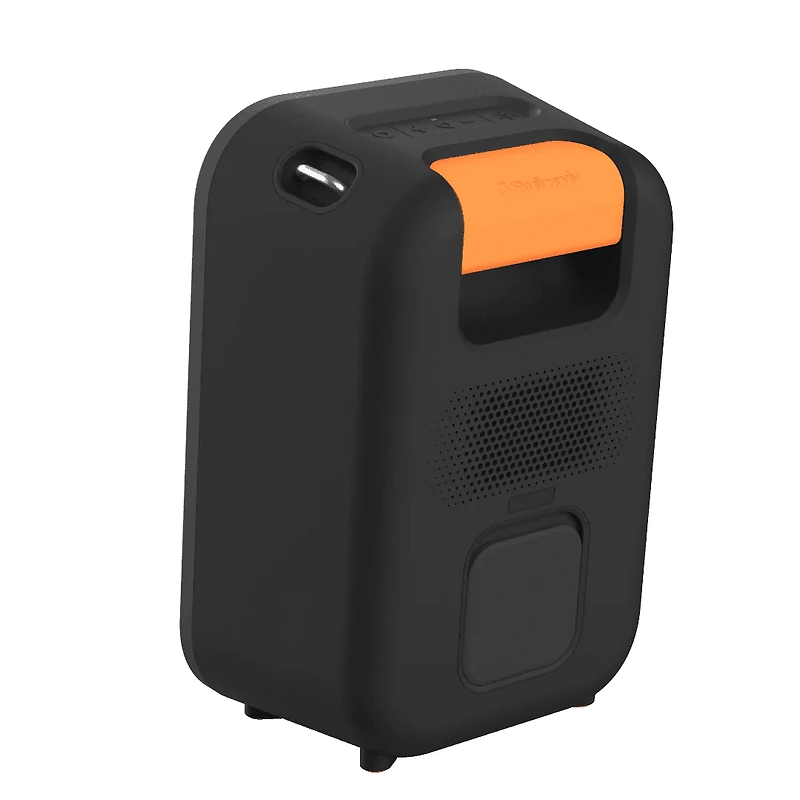 Skullcandy Stomp Waterproof USB Charge Out LED Lighting Wireless Bluetooth Portable Speaker, Black, STOMP XT