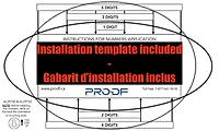 PRO-DF Classic Aluminum Address Plaque