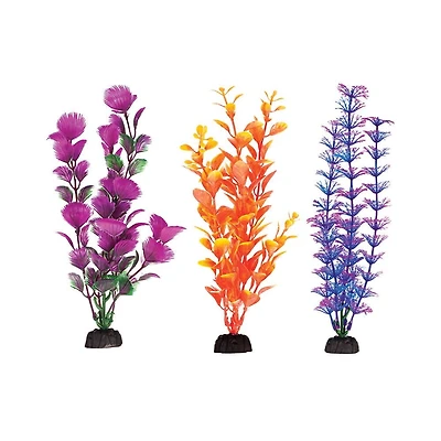 Penn Plax  Multi-Pack Colourful Assorted Aquaplants