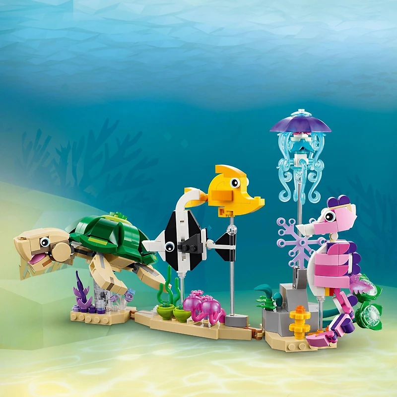 LEGO Creator Les animaux marins 31158 Ensemble de construction (421 pièces) Comprend 421 pièces, 8+ ans