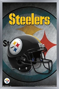 NFL Pittsburgh Steelers - Helmet 16 Wall Poster, 22.375" x 34"