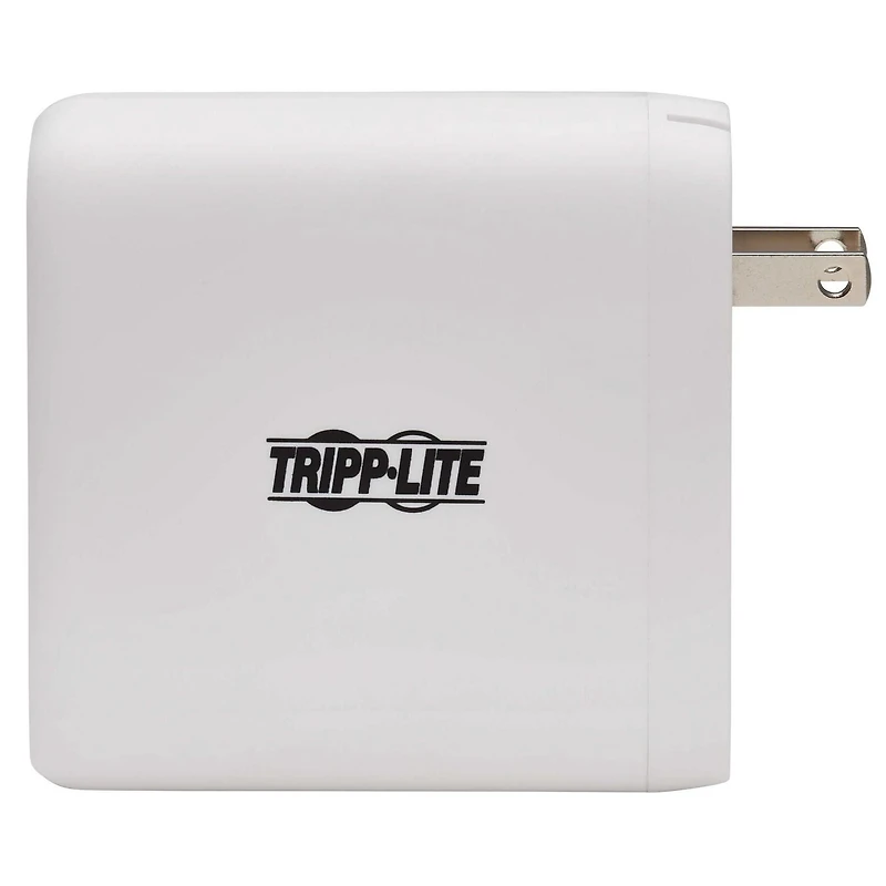 Chargeur mural USB Tripp Lite à 4 ports, 100W PD, technologie GaN, 2 ports USB-C et 2 ports USB-A, blanc