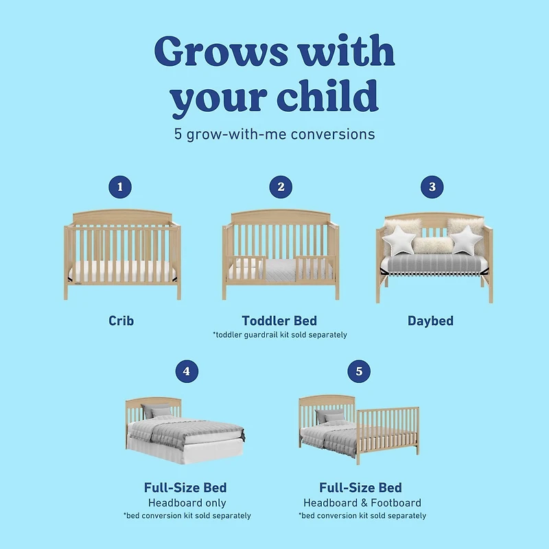 Graco Benton 5-in-1 Convertible Crib