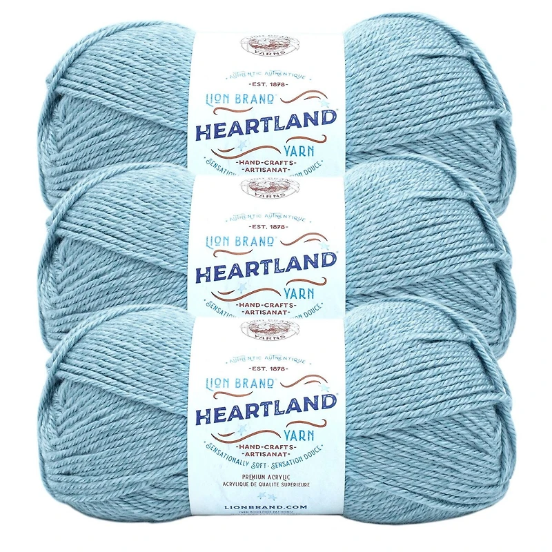 Lion Brand Yarn Heartland Yarn 3Pack