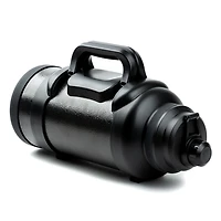 TAL Bouteille d'eau Zeus en acier inoxydable 3 L, noir Navire de grande capacité