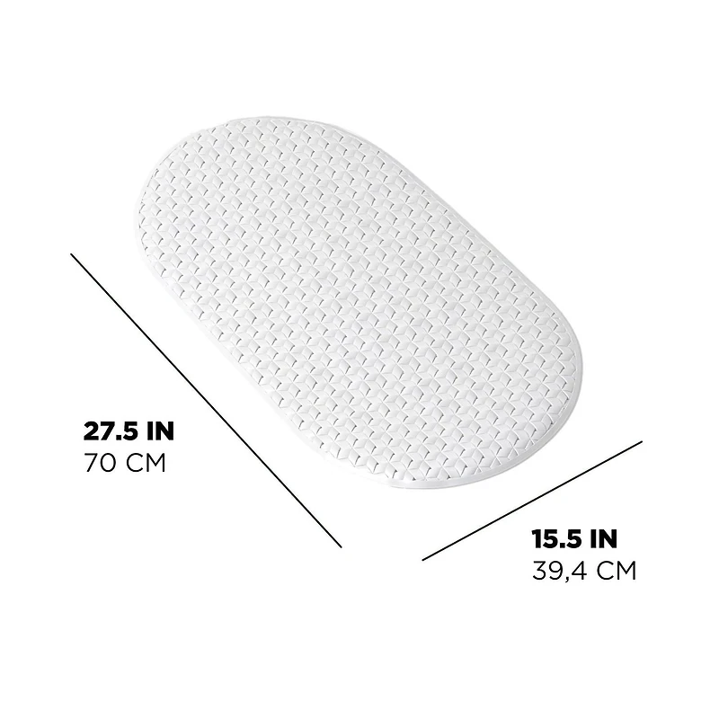 Tapis de baignoire haut de gamme à trois tissages éco-intelligent de Mainstays