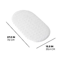 Tapis de baignoire haut de gamme à trois tissages éco-intelligent de Mainstays