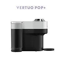 Machine à Café et Espresso Nespresso Vertuo Pop+ par De'Longhi, Argent 6 cup sizes