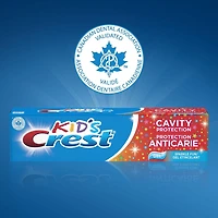 Dentifrice Crest Protection anticarie pour enfants, saveur Gel étincelant 100 ml, paquet de 2