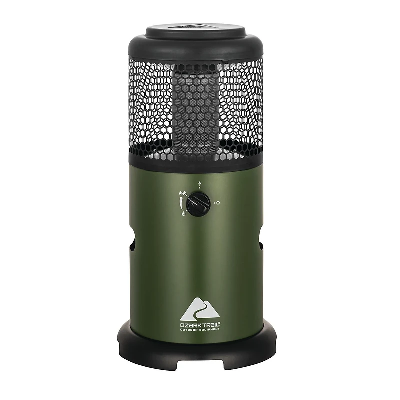 Ozark Trail 360 Degree Propane Portable Outdoor Heater, Green, Portable Outdoor Heater