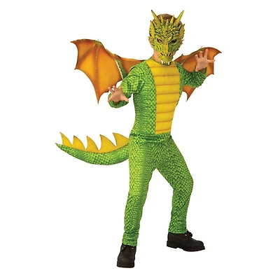Déguisement Dragon à Écailles Vertes pour garçon