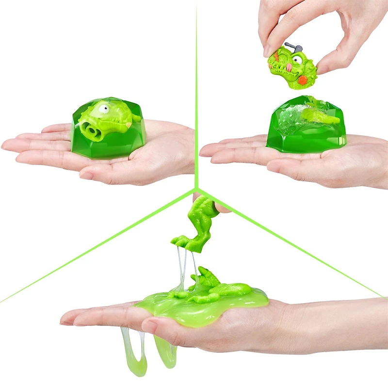Mini oeuf de dinosaure jurassique allumant Smashers