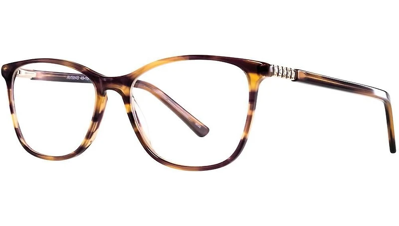 AV Studio AV584s Brown Horn Eyeglass Frame