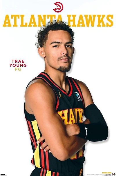 NBA Atlanta Hawks - Trae Young Feature Series 23 Wall Poster, 22.375" x 34"