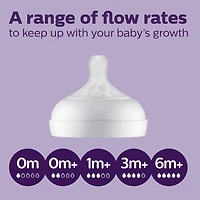 Natural Response Nipple Flow 5, 6M+, 2 pack, SCY965/02, 6M+ 2pk