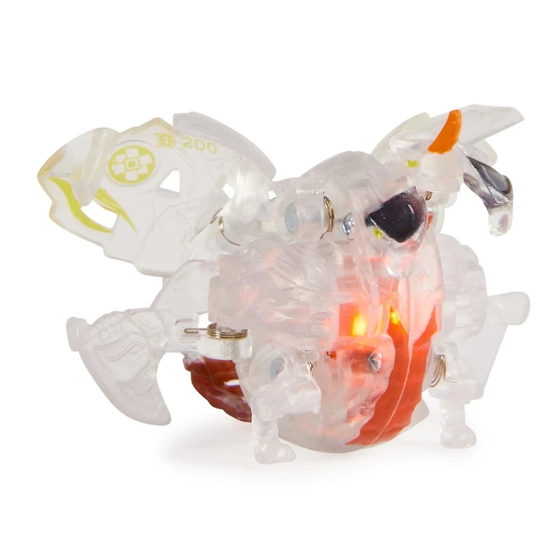 Bakugan Legends, Nova Bakugan, Dragonoid X Nillious Bakugan Lumineux, figurines articulées, 1 carte Personnage et carte Portail Métallique, jouets pour garçons à partir de 6 ans