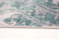 ECARPETGALLERY Tapis Métier Main pour Salon, Salle à Manger et Chambre à Coucher Transitionnel Collection Galleria 5'0" x 8'0" en Gris