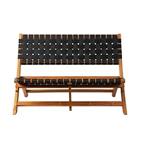 Patioflare Nylon Weave Folding Bench