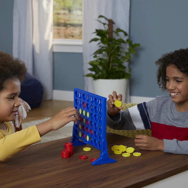 Jeu Connect 4, inclut un feuillet d'activités pour enfants jeu de stratégie, grille Connect 4, 4 en ligne, à partir de 6 ans