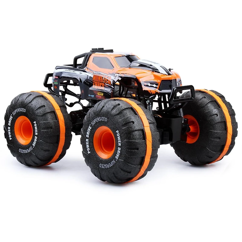 (1:7) Camion monstre télécommandé méga tout-terrain alimenté par batterie