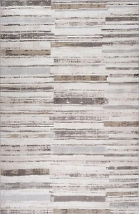 Rug Branch Cadence Abstract Indoor Area Rug, Beige Brown, Modern - Living Room, Bedroom, Dining Room, and Kitchen