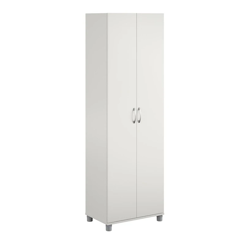 Systembuild Evolution Lory 24" Utility Storage Cabinet, White